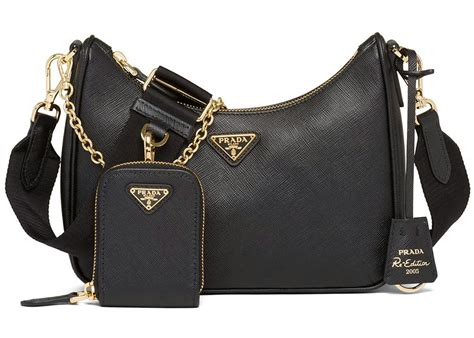 prada reedition black|prada re edition bag.